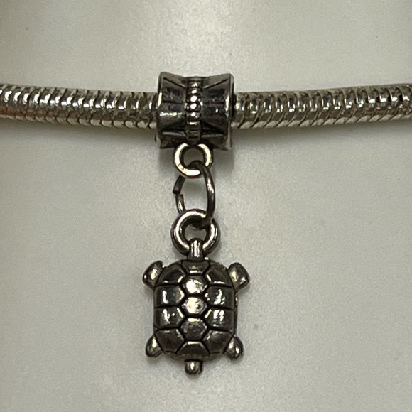 💕 3/$10 Turtle Dangling Sliding Charm - Picture 1 of 5